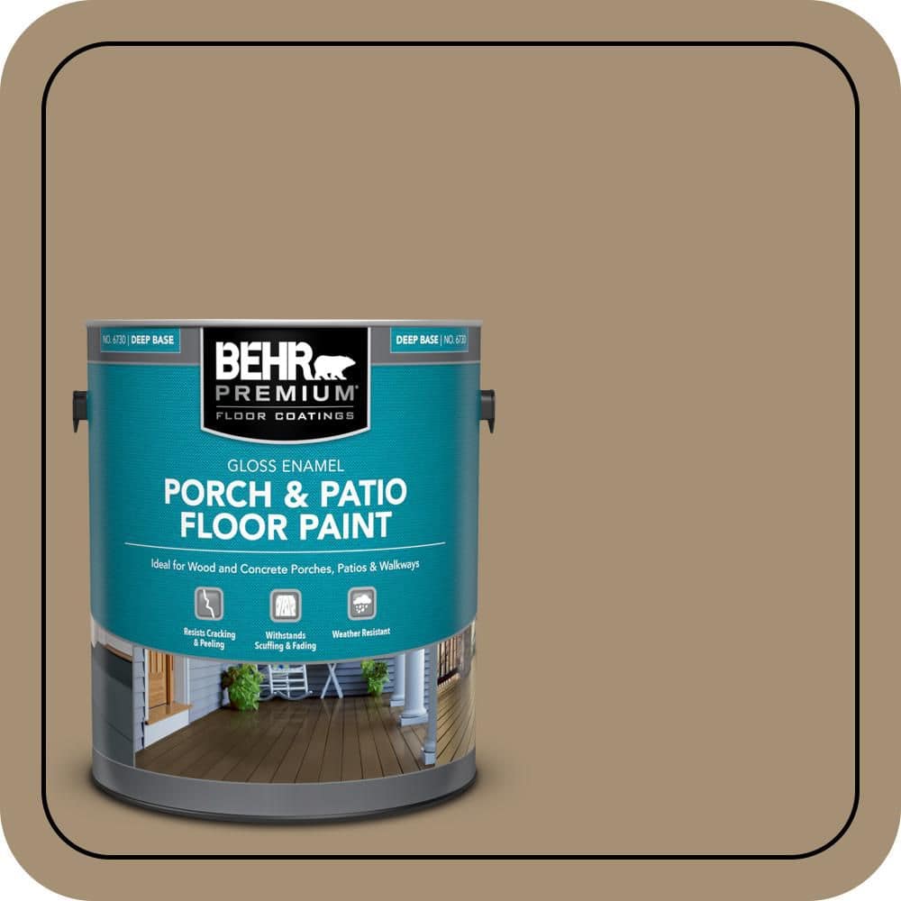 BEHR PREMIUM 1 gal. #N300-5 Hidden Treasure Gloss Enamel Interior/Exterior Porch and Patio Floor Paint