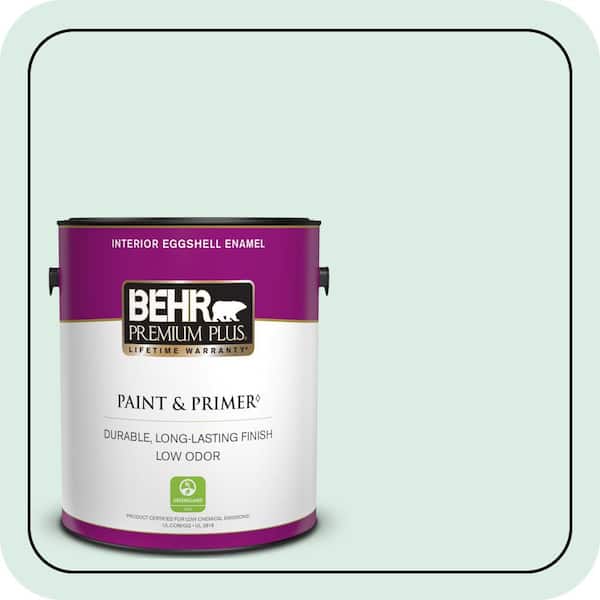 BEHR PREMIUM PLUS #M420-1 Sparkling Brook Enamel Low Odor & Primer (2)