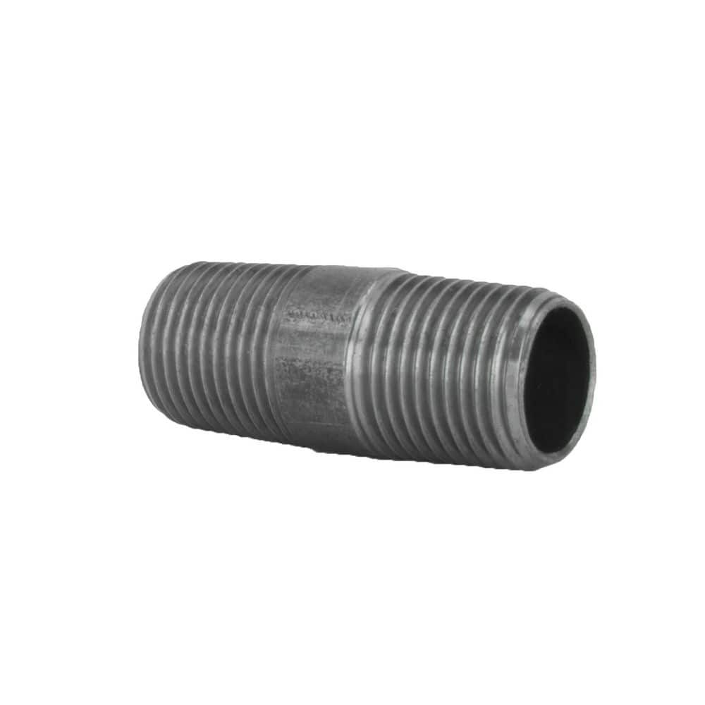 STZ 1/2 in. x 2-1/2 in. Black Steel Nipple Fittings & Connectors