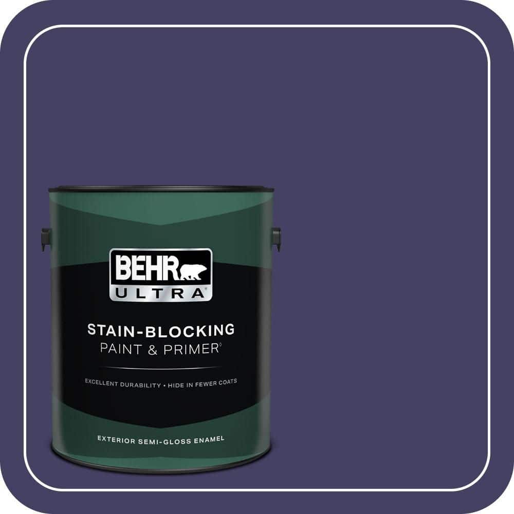 BEHR ULTRA 1 gal. #MQ5-44 Heraldic Semi-Gloss Enamel Exterior Paint & Primer