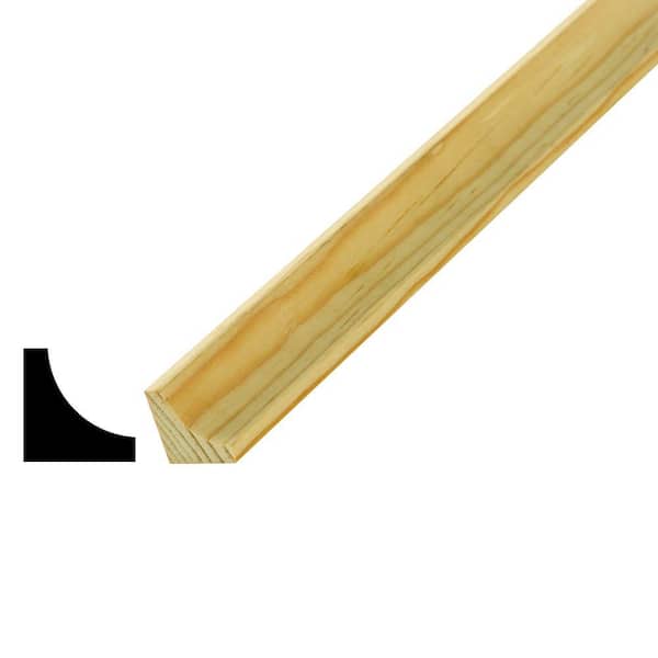 Alexandria Moulding WM 93 3/4 in. x 3/4 in. Pine Cove Moulding