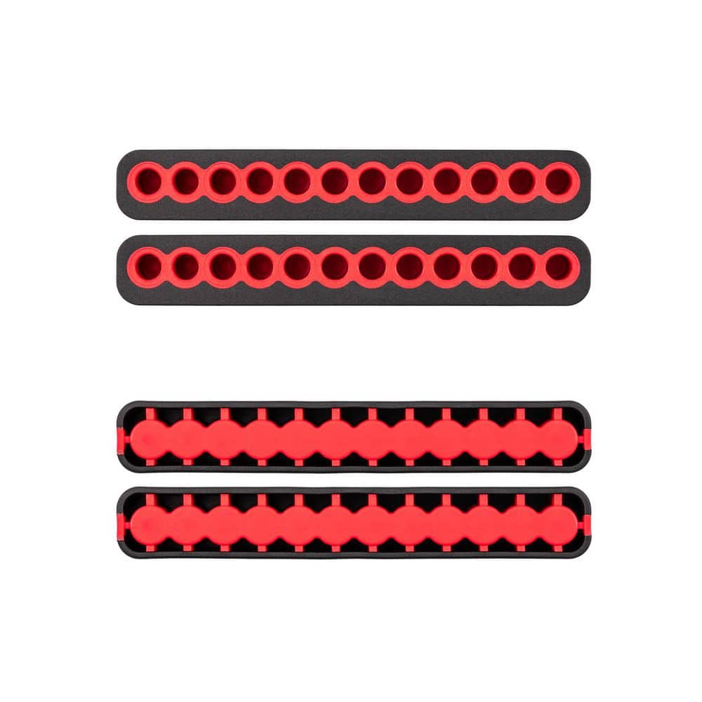 TEKTON 12-Tool 4 mm Bit Rail Set (2-Piece) (3)