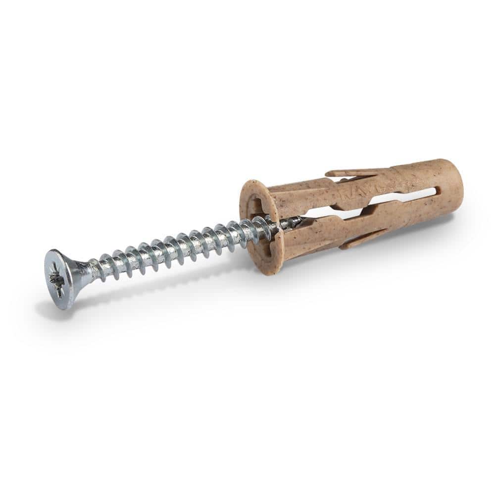 RAWLPLUG Uno Timber Multi-Purpose Drywall Anchors 1/4 19 lbs. (Bio Pack of 60) (3)