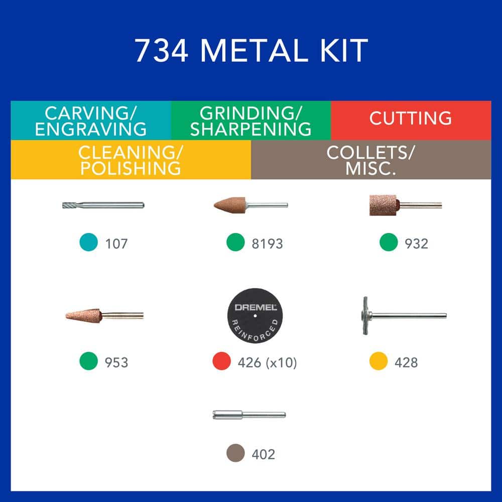 Dremel Metal Working Rotary Accessory Micro Kit (16-Piece) (3)