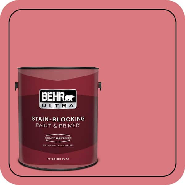 BEHR ULTRA 1 gal. #P160-4 Juicy Details Extra Durable Flat Interior Paint & Primer (2)