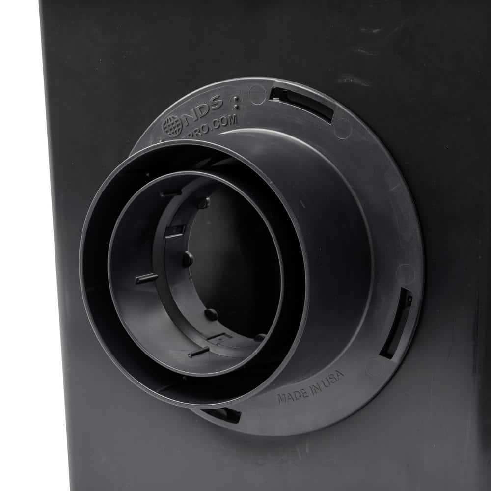 NDS Outlet Adapter for Catch Basin Drain, Connects to 3 in. and 4 in. Drain Pipes (2)