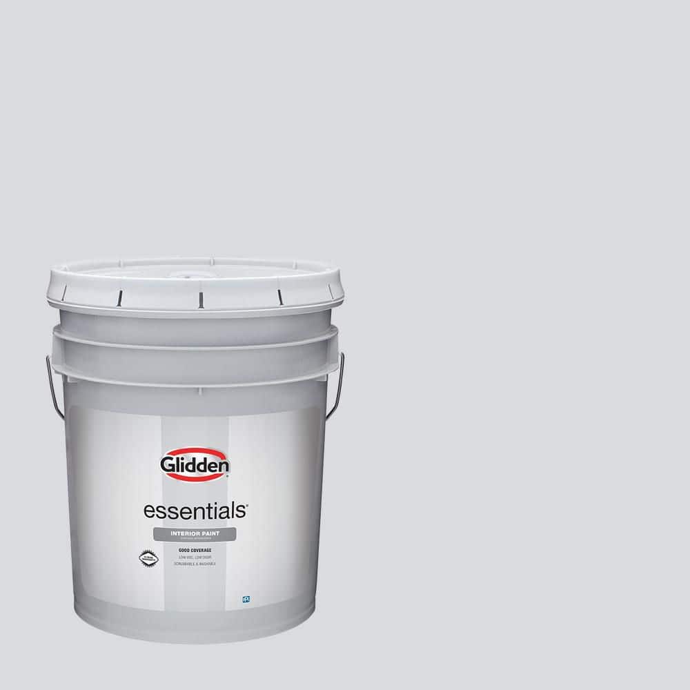 Glidden Essentials 5 gal. PPG1168-2 Cumberland Fog Semi-Gloss Interior Paint