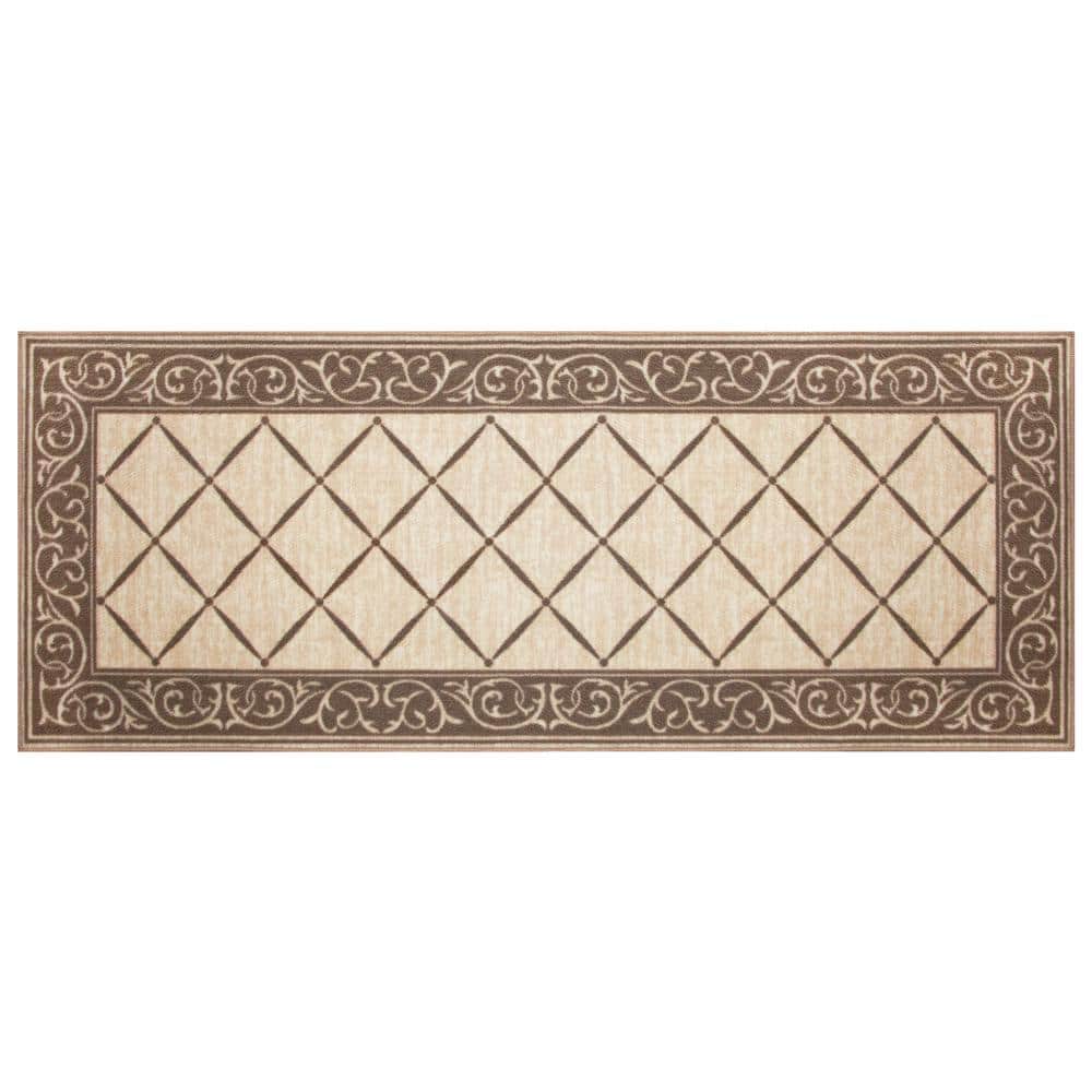 TrafficMaster Horchow Tan 2 ft. x 5 ft. Rectangle Indoor Runner Rug (2)