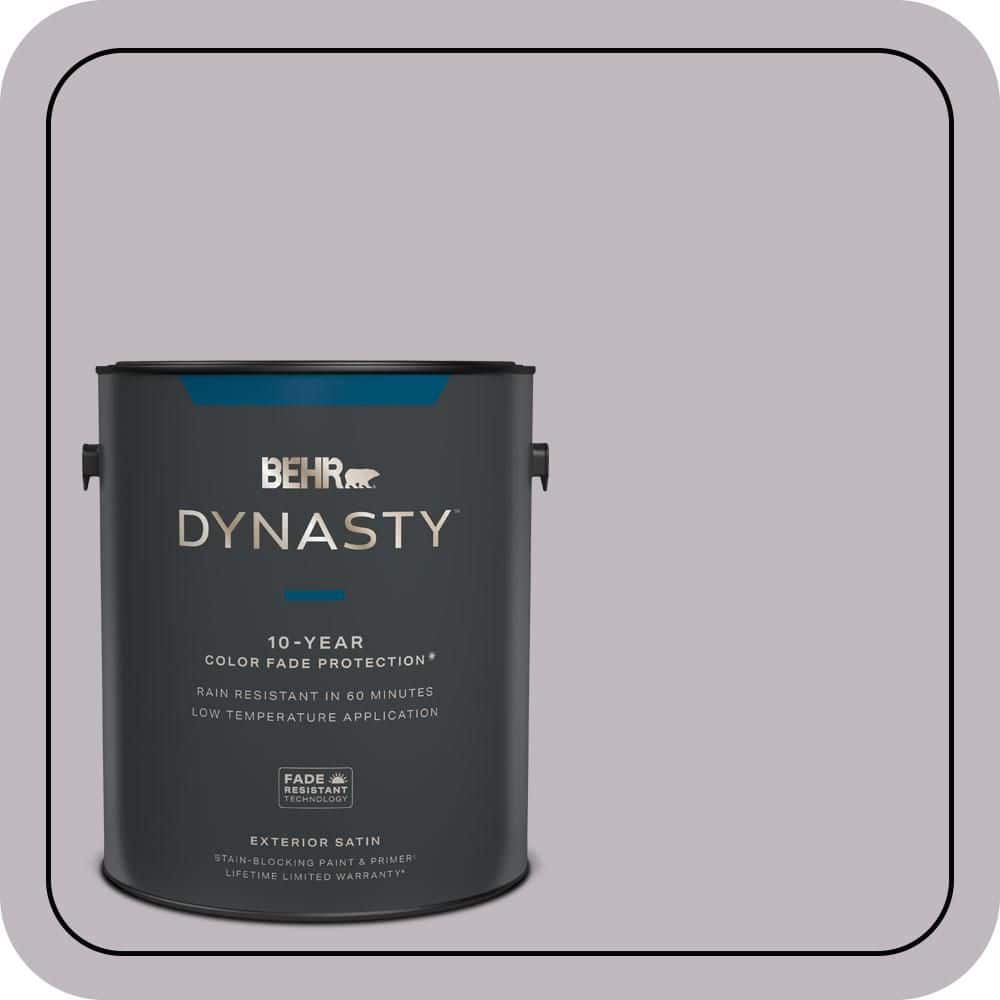 BEHR DYNASTY 1 gal. #N570-2 Standing Ovation Satin Enamel Exterior Stain-Blocking Paint & Primer