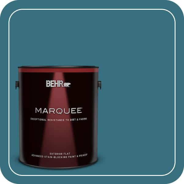 BEHR MARQUEE 1 gal. #530D-7 Grand Rapids Flat Exterior Paint & Primer (2)