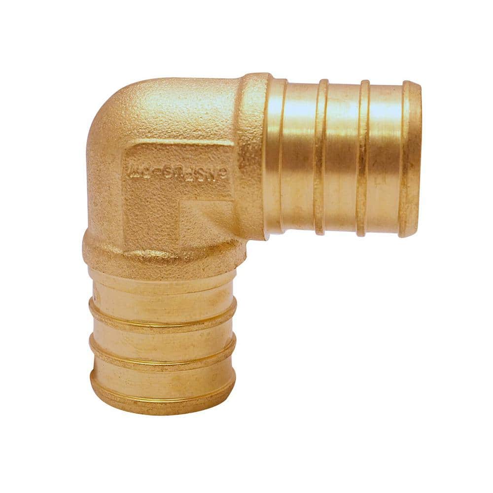Apollo 3/4 in. Brass PEX-B Barb 90-Degree Elbow (4)
