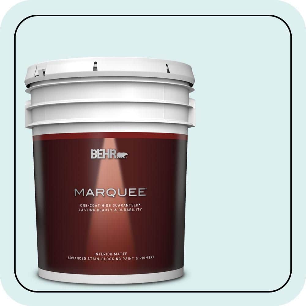 BEHR MARQUEE 5 gal. #510A-1 Soar Matte Interior Paint & Primer