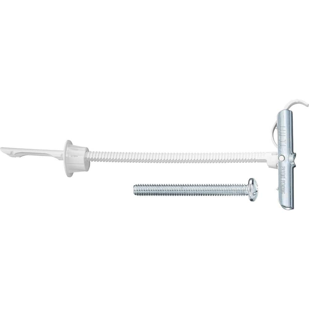 Hilti 1/4 in. x 2-1/2 in. HTB Toggle Bolt Drywall Anchor with Zinc Plated Phillips Head Screw (8-Pack)