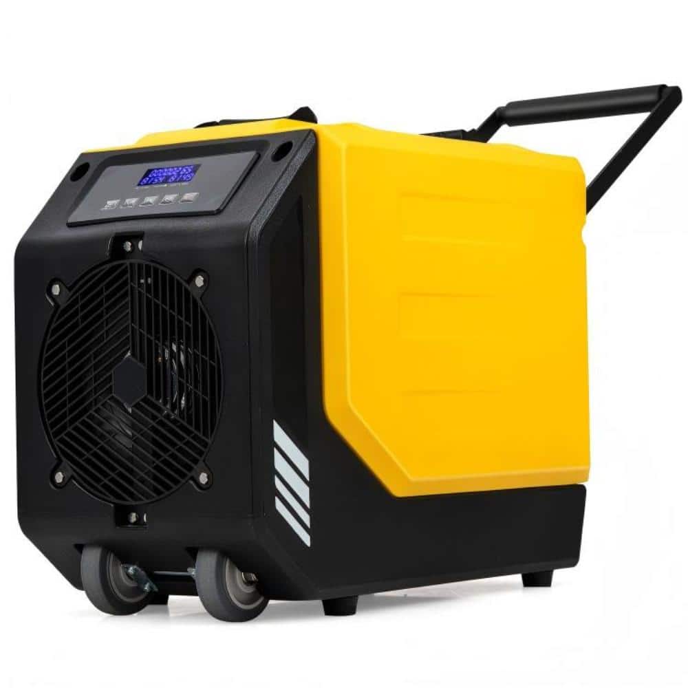 Bunpeony 190 pt. Commercial Dehumidifier for Spaces up to 9,000 sq. ft. with Built-In Pump and 24H Timer in Yellow (3)