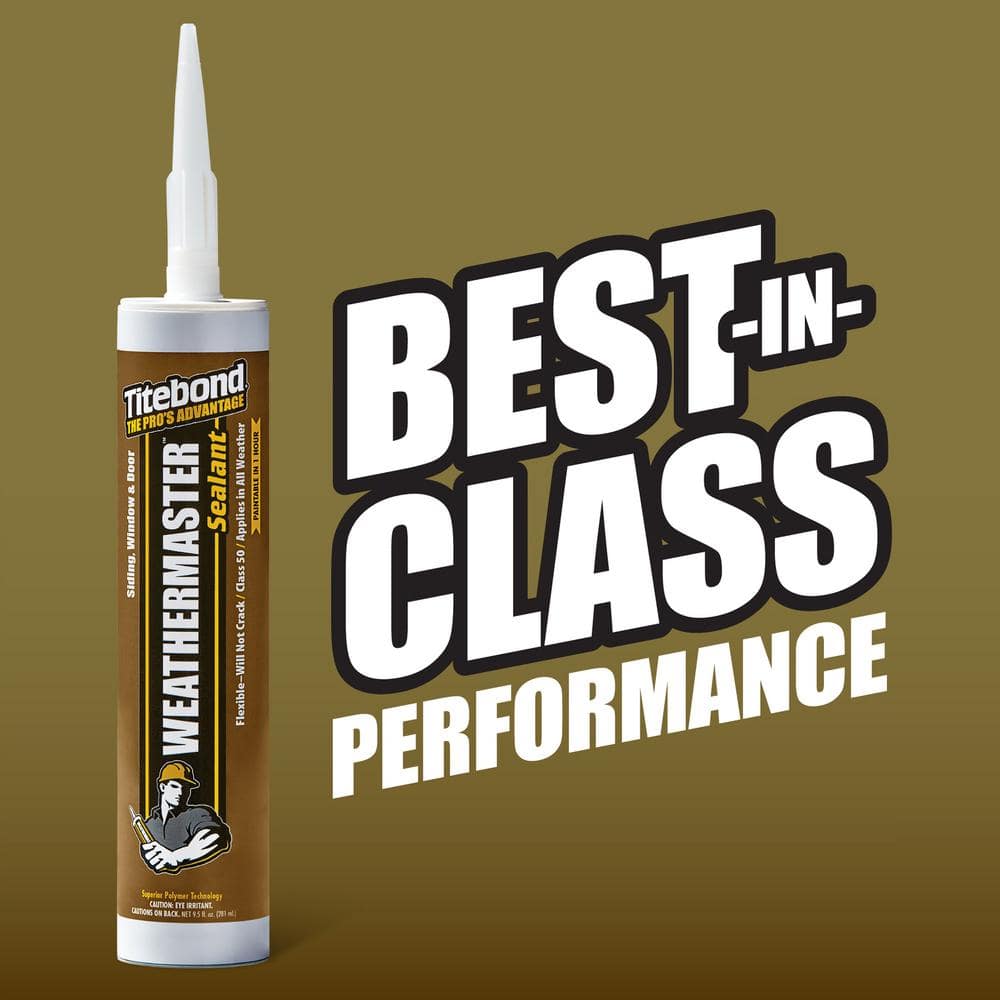 Titebond 9.5 oz. White WeatherMaster Exterior Sealant (12-Pack) (3)