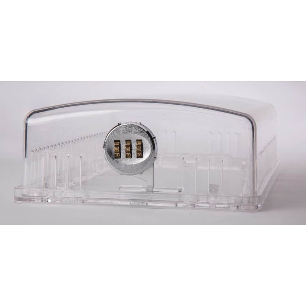 StatGuardPlus Universal Thermostat Guard Clear with Changeable Code Combination Lock (3)