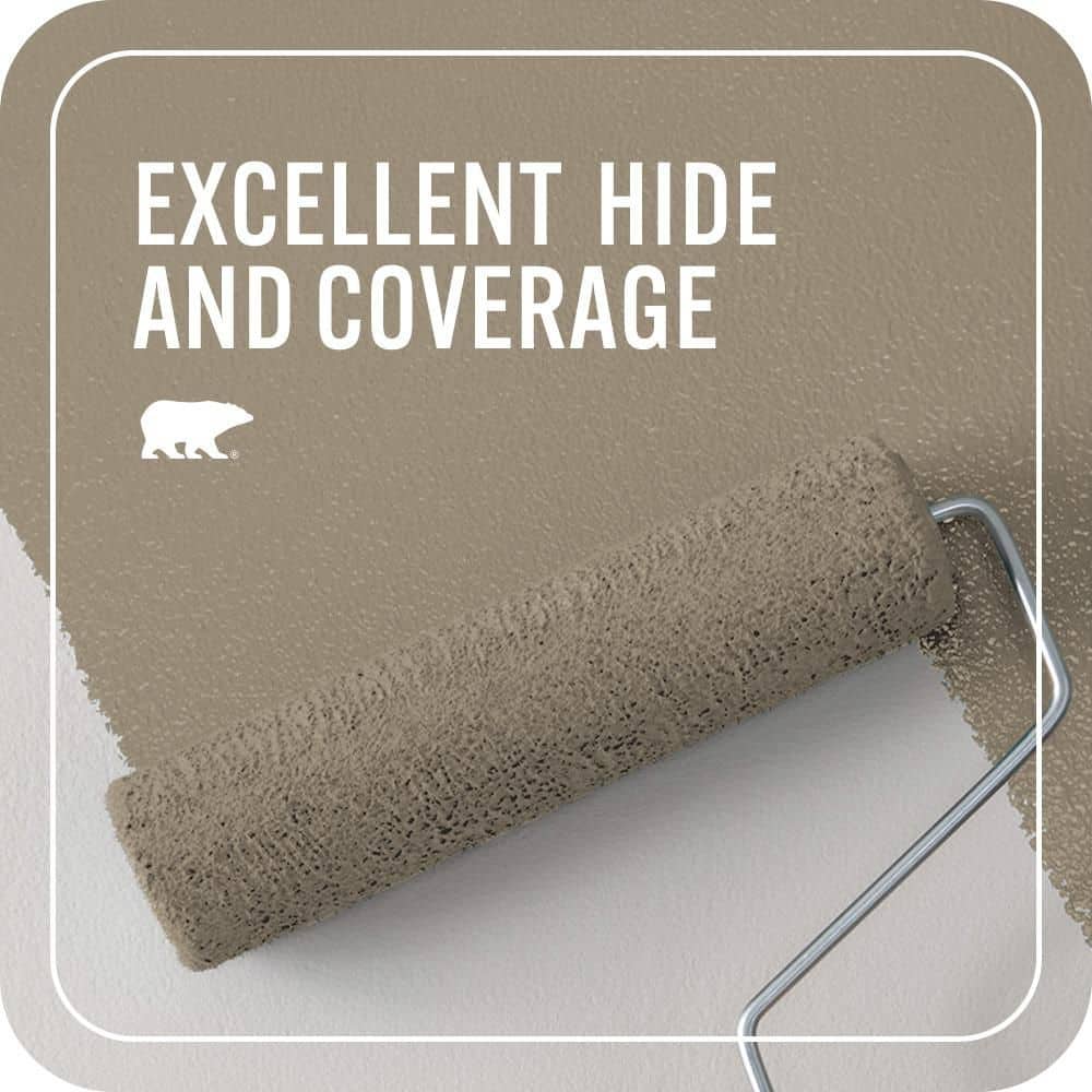 BEHR PREMIUM PLUS #730D-5 Village Square Flat Interior/Exterior Paint & Primer Color Sample (4)