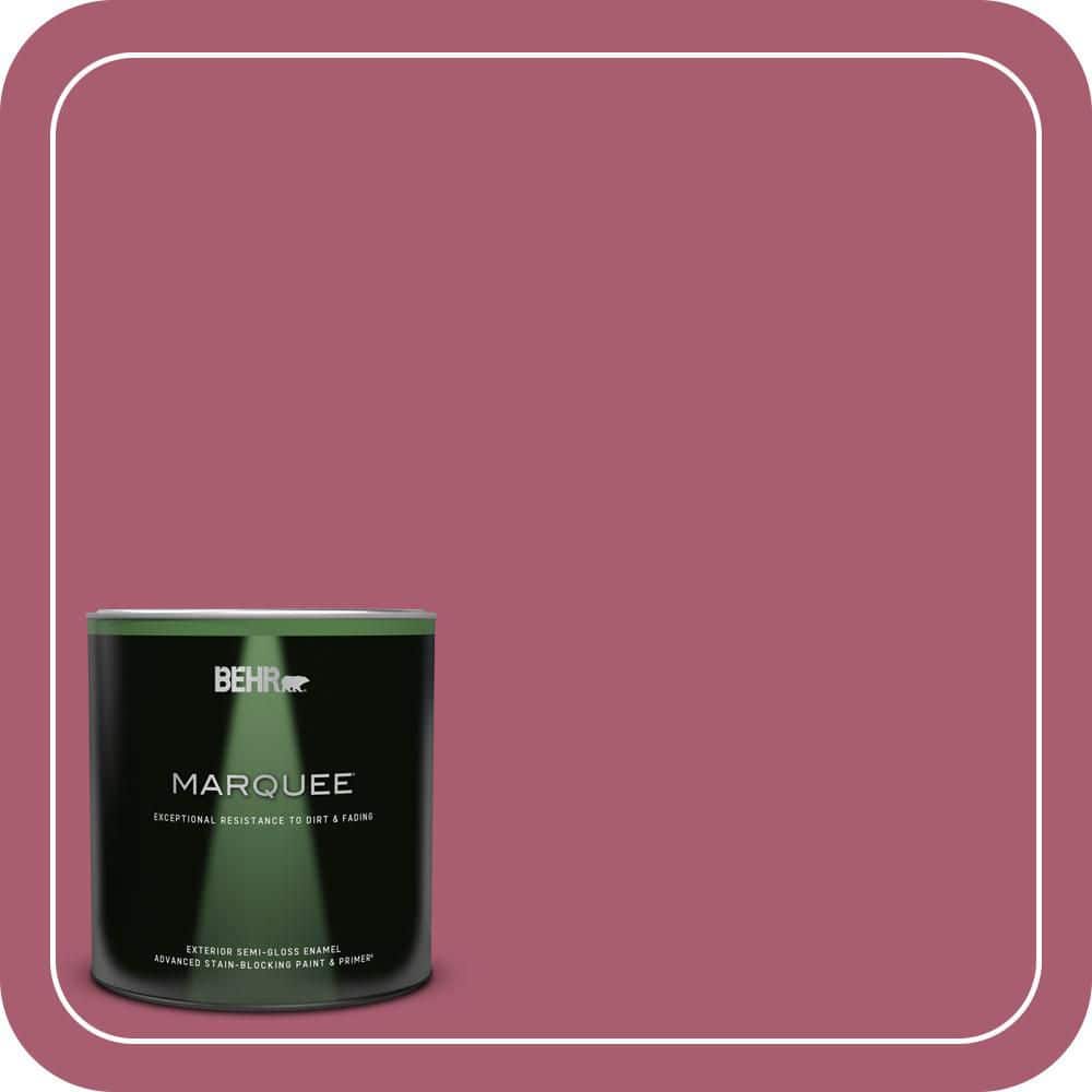 BEHR MARQUEE 1 qt. #MQ1-07 Shine Baby Shine Semi-Gloss Enamel Exterior Paint & Primer