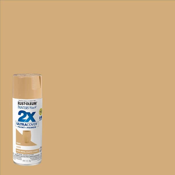 Rust-Oleum Painter's Touch 2X 12 oz. Gloss Khaki General Purpose Spray Paint (2)