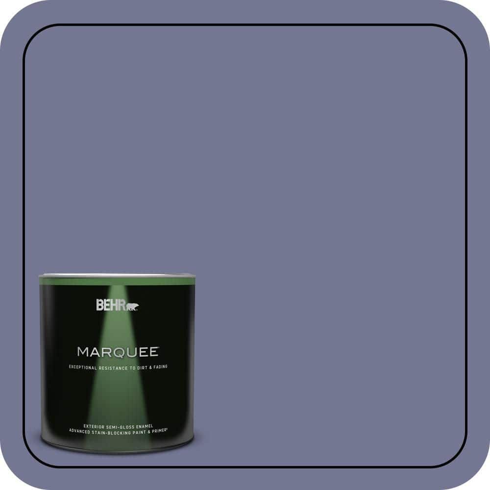 BEHR MARQUEE 1 qt. #S560-5 Royal Fortune Semi-Gloss Enamel Exterior Paint & Primer