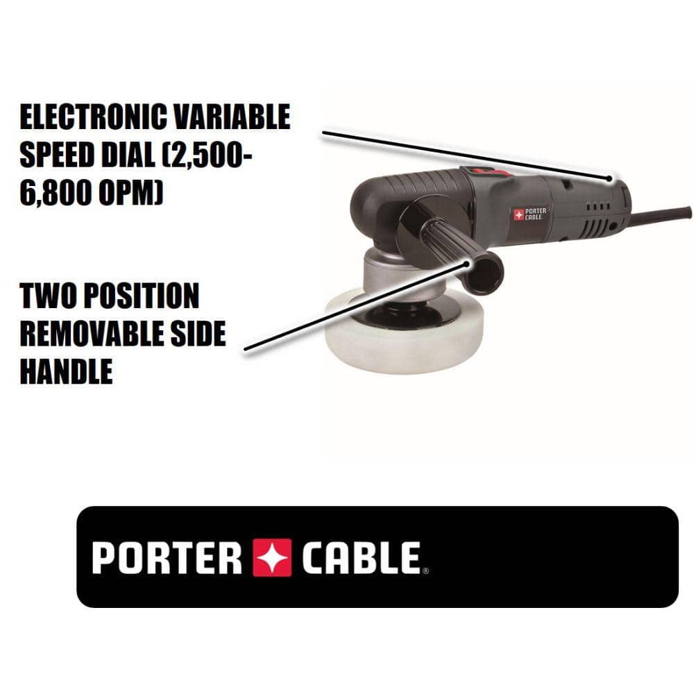 Porter-Cable 4.5 Amp Corded 6 in. Variable Speed Random Orbit Polisher (2)