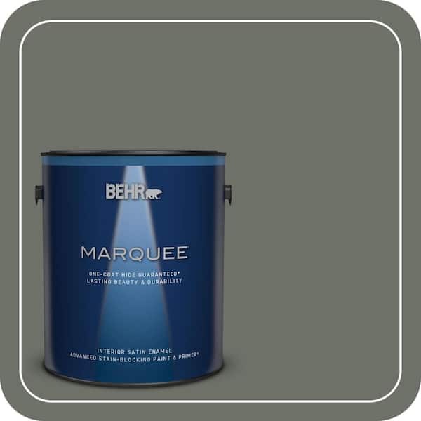 BEHR PREMIUM PLUS #ECC-41-3 Laurel Oak Flat Interior/Exterior Paint & Primer Color Sample (4)