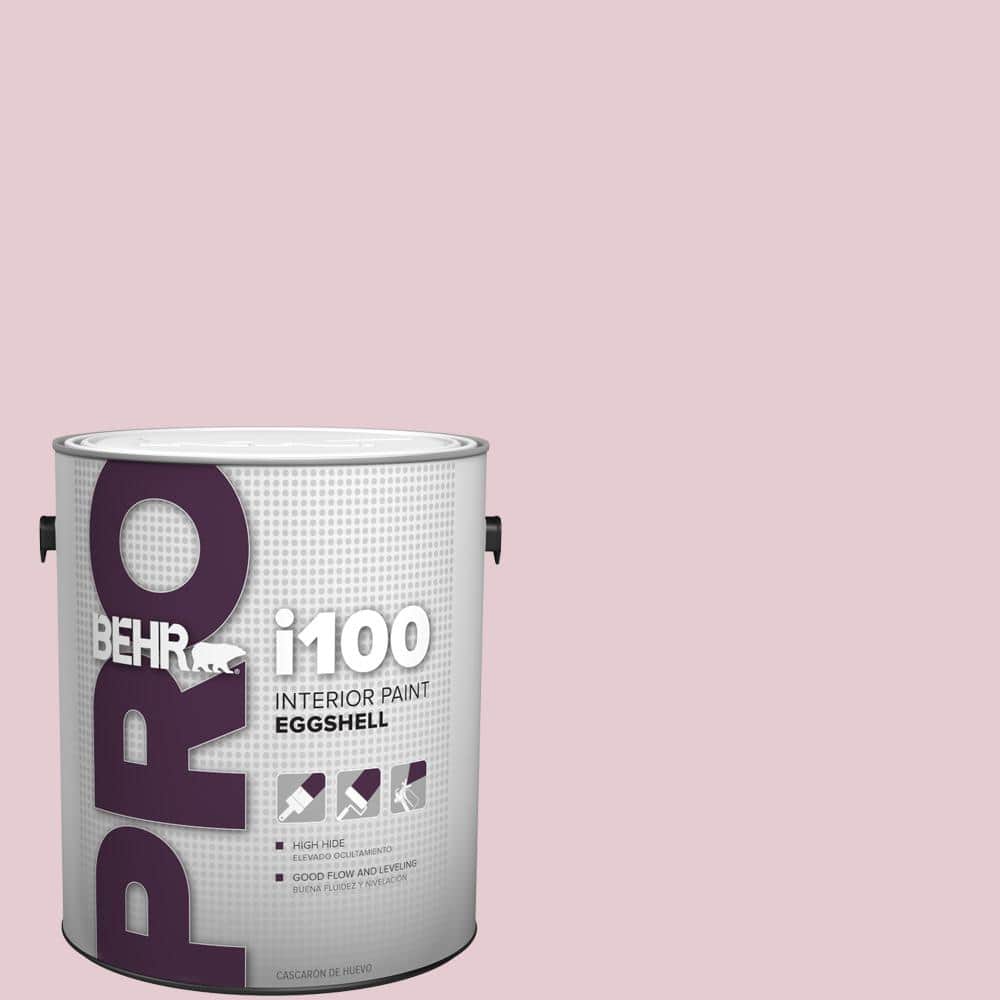 BEHR PRO 1 gal. #100C-2 Cool Pink Eggshell Interior Paint