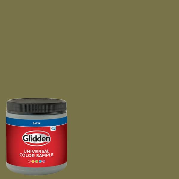 Glidden 8 oz. PPG1114-7 Autumn Fern Satin Interior Paint Sample (2)