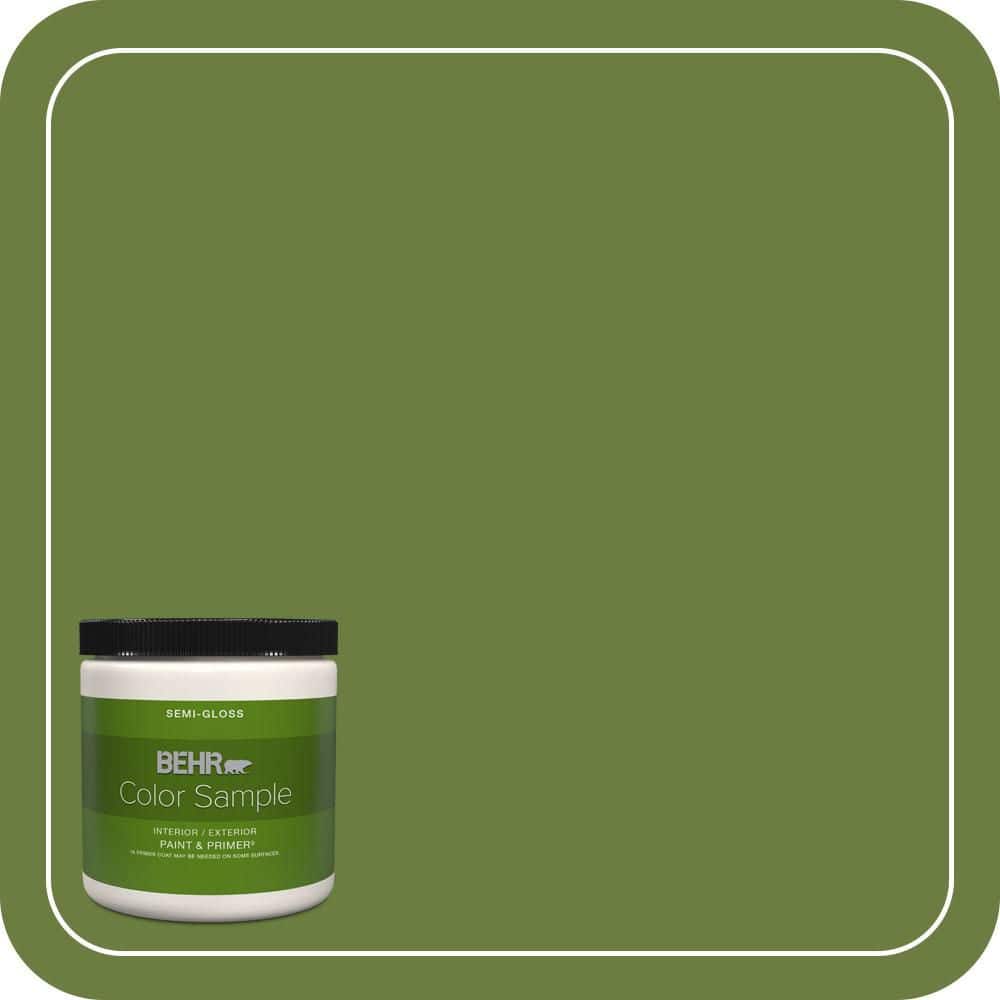 BEHR PREMIUM PLUS #M350-7 Healing Plant Flat Low Odor & Primer (1)