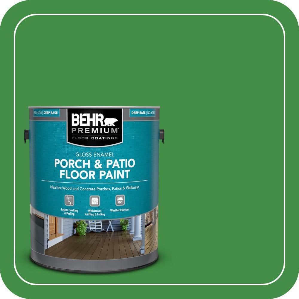 BEHR PREMIUM 1 gal. #P390-7 Park Picnic Gloss Enamel Interior/Exterior Porch and Patio Floor Paint