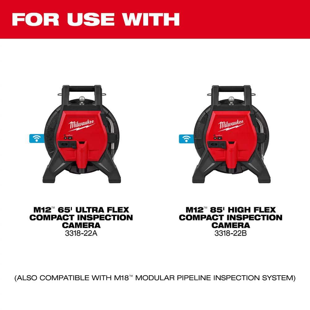 Milwaukee M12 12-Volt Lithium-Ion Wireless Pipeline Inspection System Monitor (Tool-Only) (2)