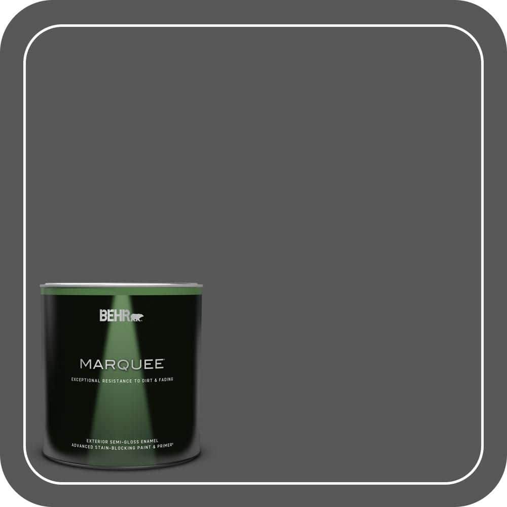 BEHR MARQUEE 1 qt. #PPU24-22 Shadow Mountain Semi-Gloss Enamel Exterior Paint & Primer