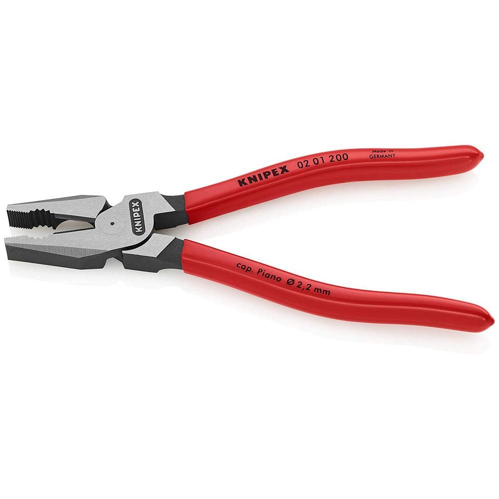 KNIPEX 8 in. High Leverage Cross Cut Combination Pliers (2)