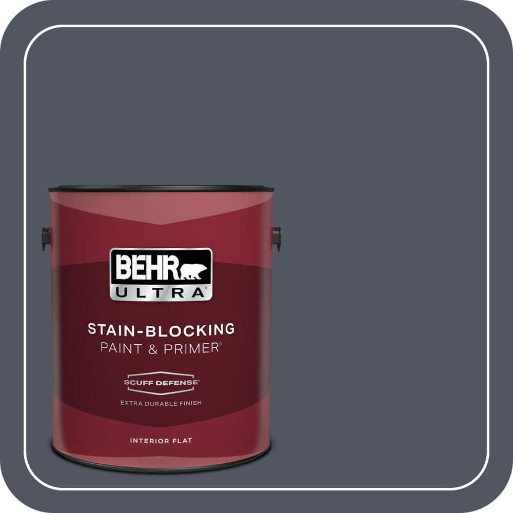 BEHR ULTRA 1 gal. #MQ5-06 Ball Gown Extra Durable Flat Interior Paint & Primer (1)