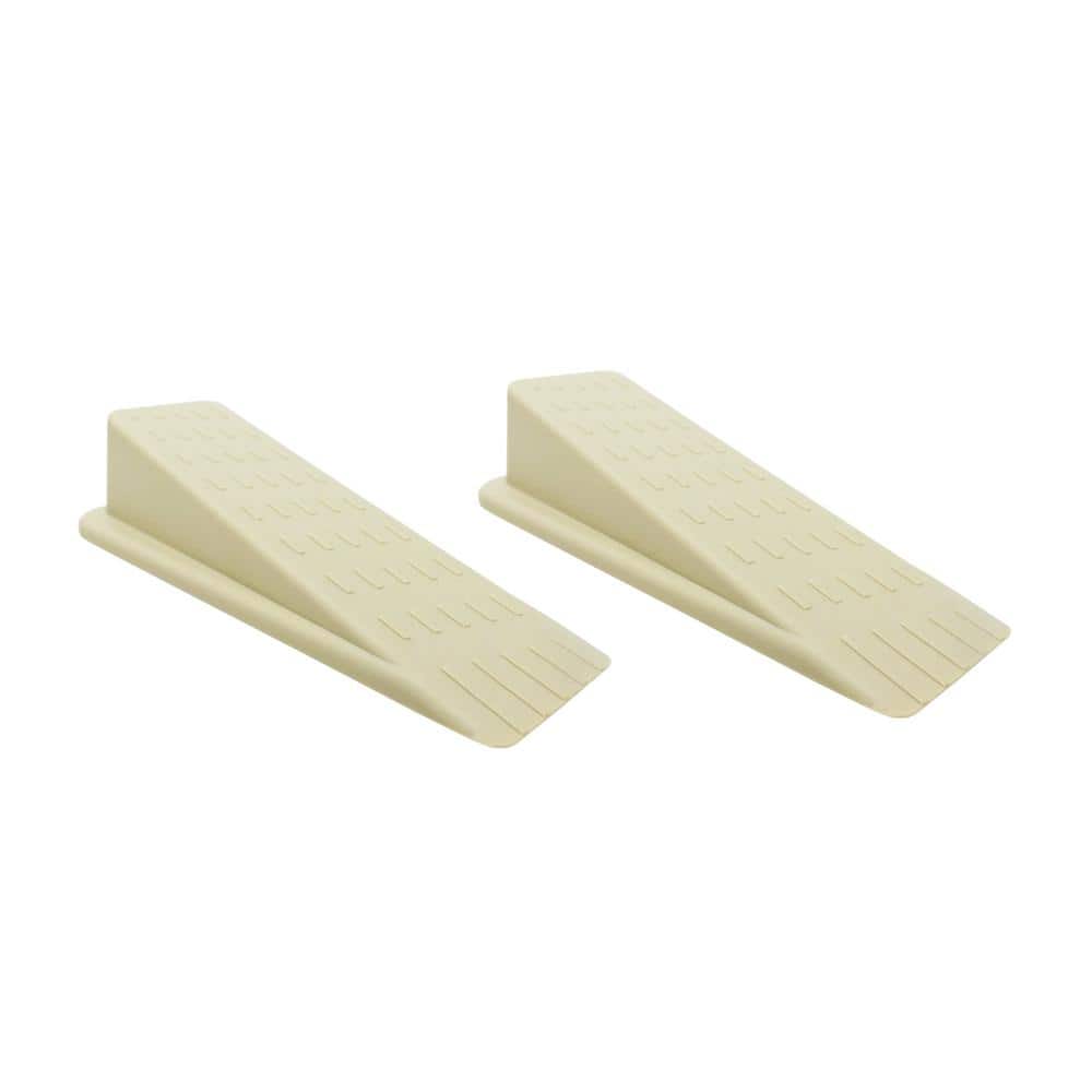 Everbilt Heavy-Duty Beige Rubber Door Stop (2-Pack)