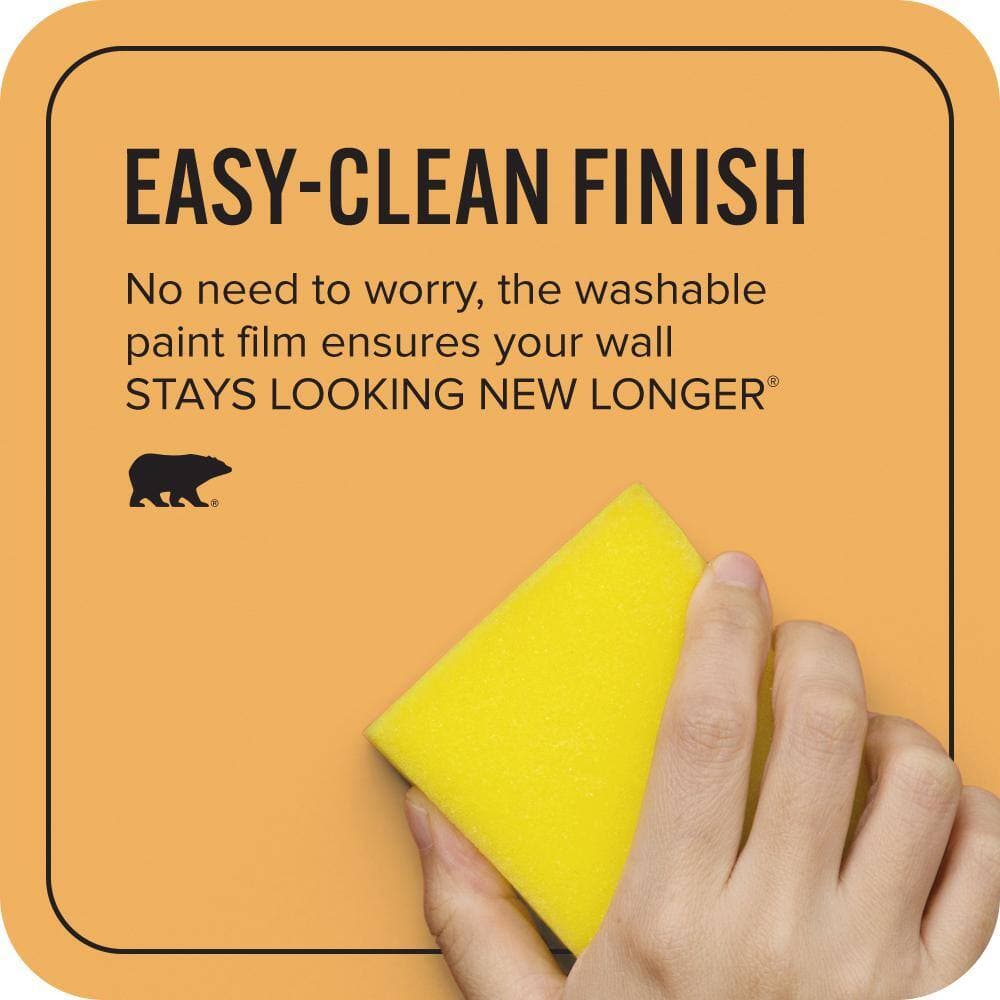BEHR ULTRA 1 gal. #PMD-74 Sweet Honey Extra Durable Flat Interior Paint & Primer (4)