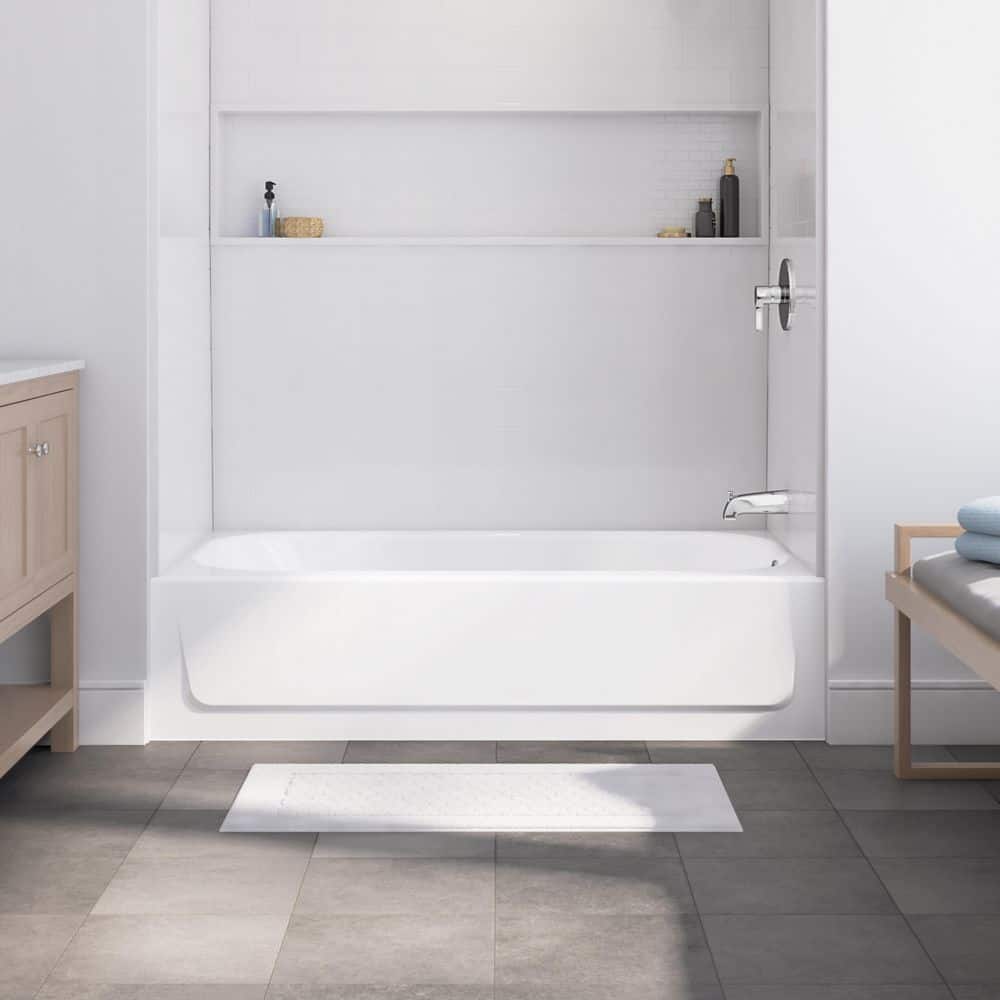 Bootz Industries Bootzcast 60 in. x 30 in. Soaking Alcove Bathtub with Right Drain in White (2)
