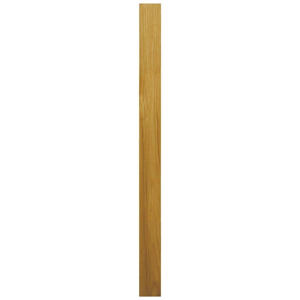 Hampton Bay Hampton 3 in. W x 42 in. H x 0.75 in. D Kitchen Cabinet Wall Filler in Natural Hickory
