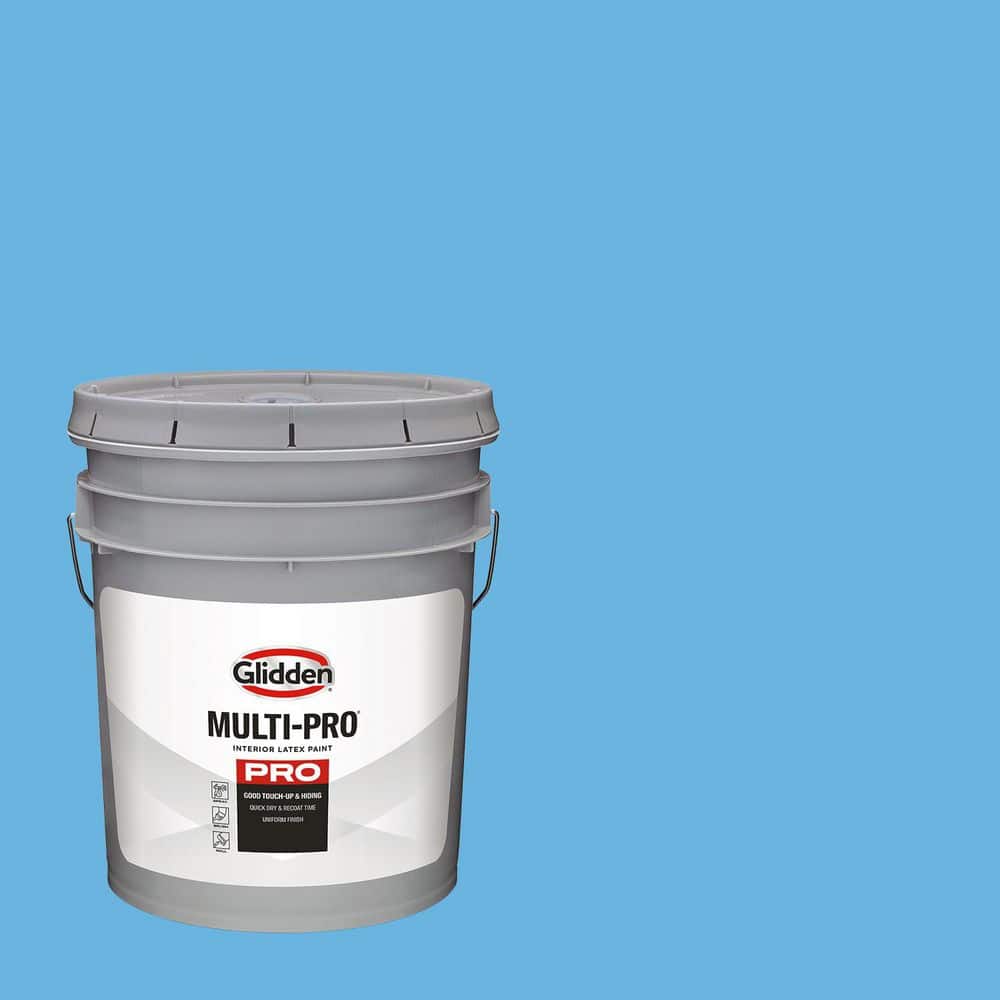 Glidden Multi-Pro 5 gal. PPG1240-4 Xavier Blue Ultra Flat Interior Paint