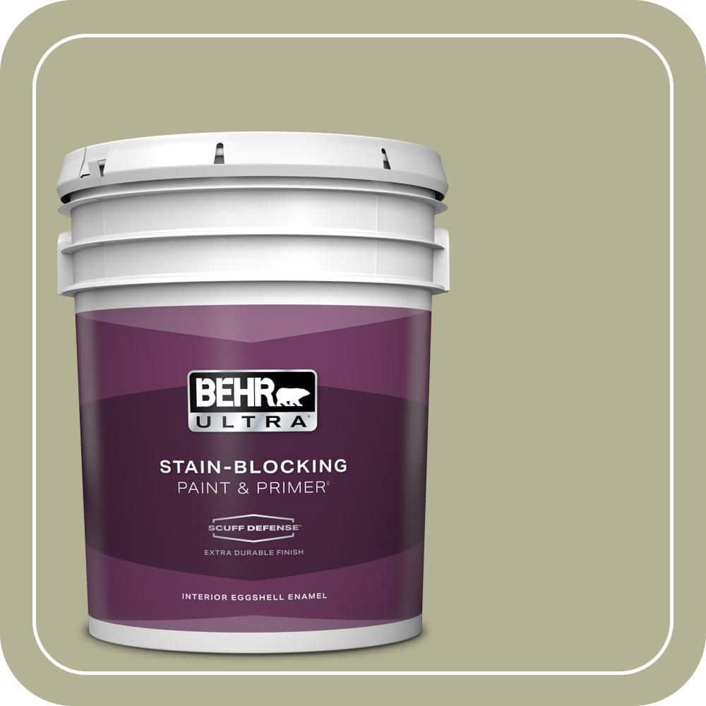 BEHR ULTRA 5 gal. #PPU9-20 Dill Seed Extra Durable Eggshell Enamel Interior Paint & Primer