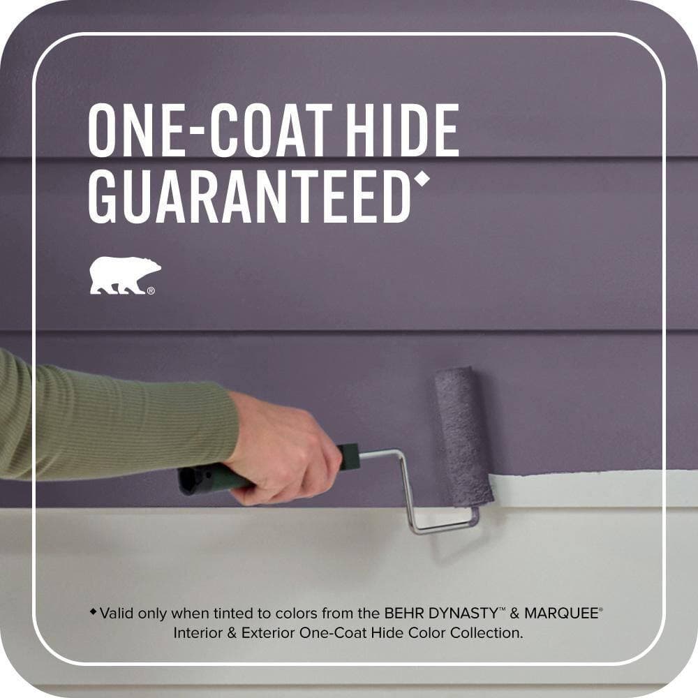 BEHR MARQUEE 5 gal. #PPU17-04 Darkest Grape Flat Exterior Paint & Primer (3)
