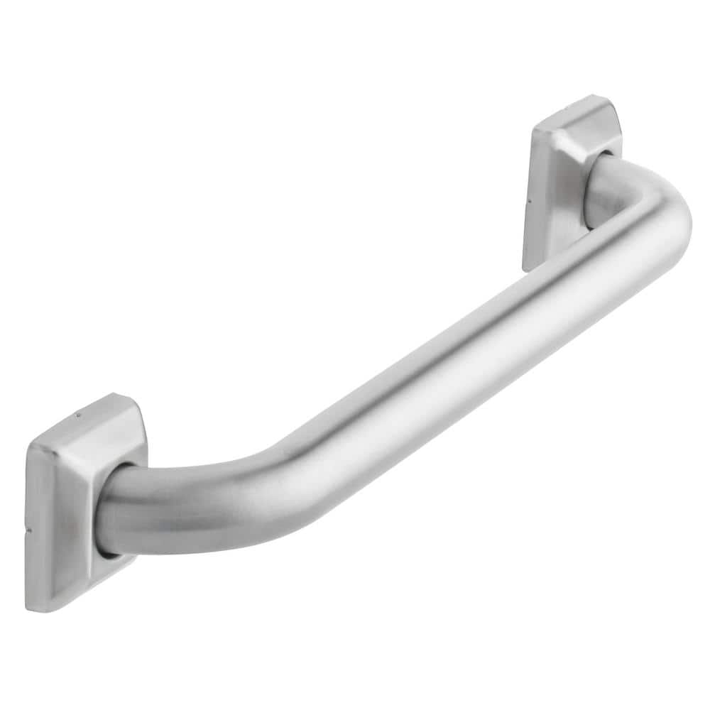Glacier Bay 16 in. x 1.25 in. Grab Bar in Brushed Stainless Steel (2)