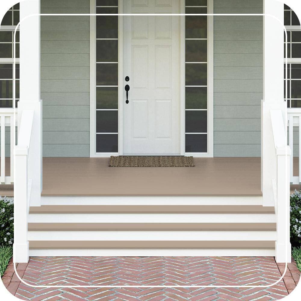 BEHR PREMIUM #BXC-43 Textured Low-Lustre Enamel Interior/Exterior Porch and Patio Anti-Slip Floor Paint (2)