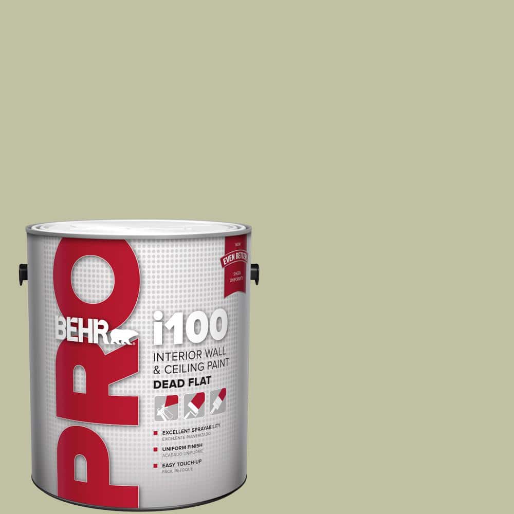 BEHR PRO 1 gal. #S370-3 Sage Brush Dead Flat Interior Paint (1)
