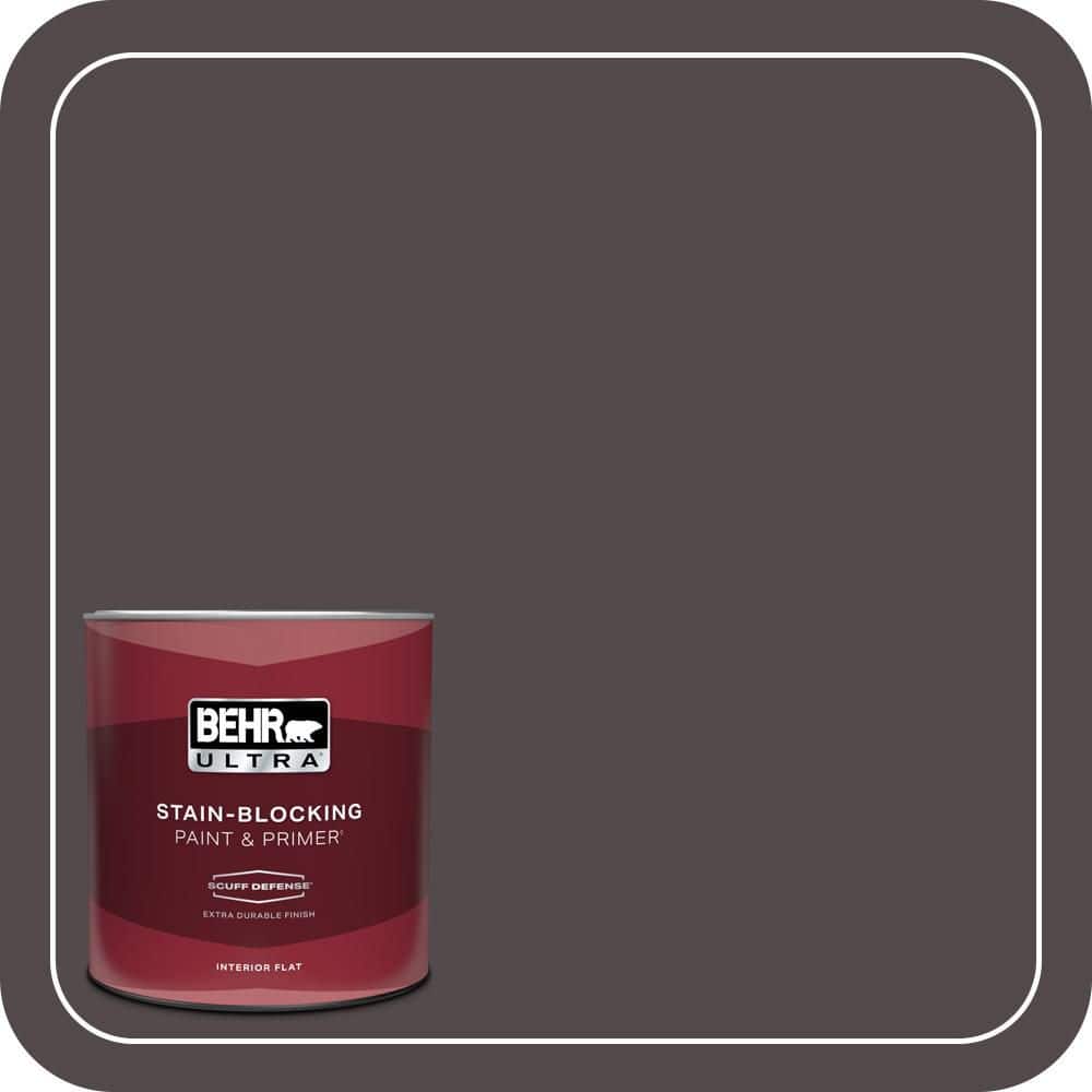 BEHR ULTRA 1 qt. #MQ1-34 Instant Classic Extra Durable Flat Interior Paint & Primer