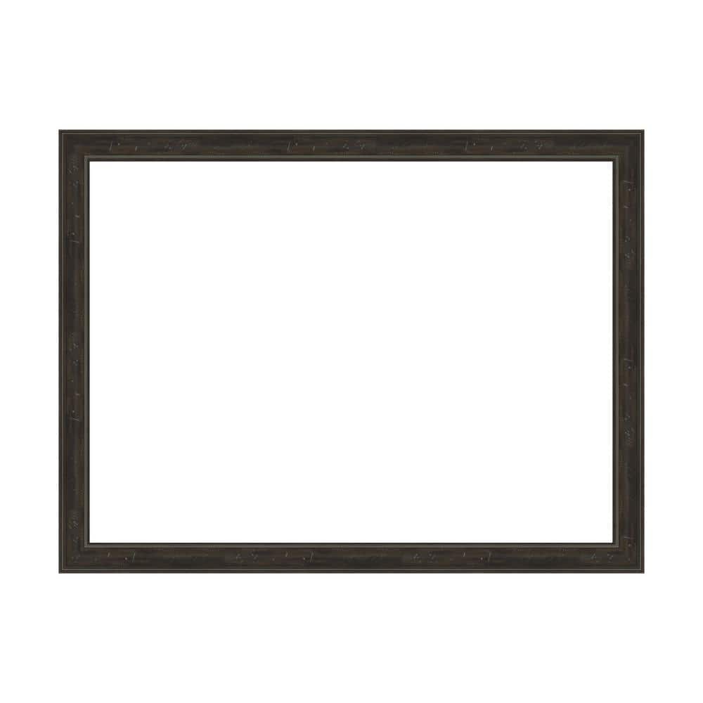 Amanti Art Mirror Makeover Shipwreck Greywash Narrow 41.25 in. W x 31.25 in. H Bathroom Mirror Frame Border Kit-Fits 40 x 30 Mirror (1)