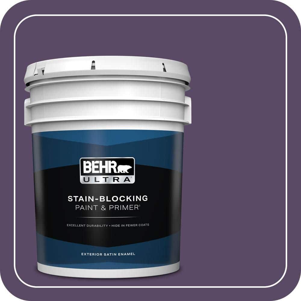 BEHR ULTRA 5 gal. #M570-7 Paparazzi Satin Enamel Exterior Paint & Primer