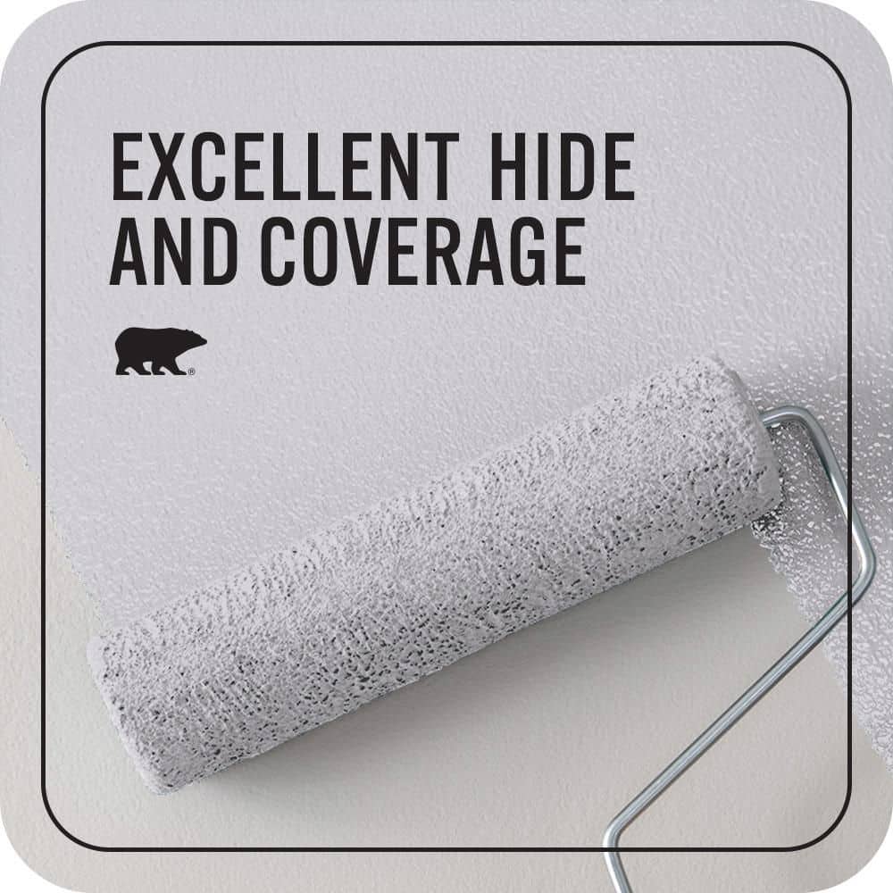 BEHR PREMIUM PLUS #N100-2 Etude Lilac Interior/Exterior Paint & Primer Color Sample (4)
