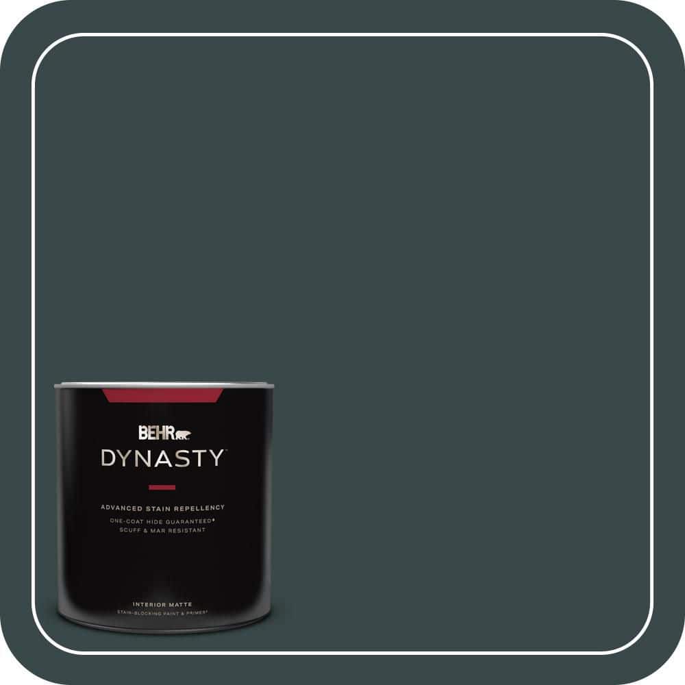 BEHR DYNASTY 1 qt. #T14-16 Arboretum Matte Interior Stain-Blocking Paint and Primer