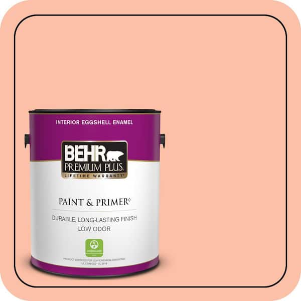 BEHR PREMIUM PLUS #220A-3 Sweet Apricot Enamel Low Odor & Primer (2)